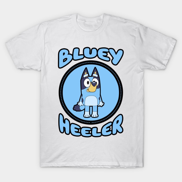 Bluey Heeler VII T-Shirt by Gunung Sambojorka